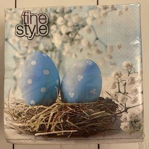 40 Napkins Easter Luncheon 13 x 13 Egg Nest